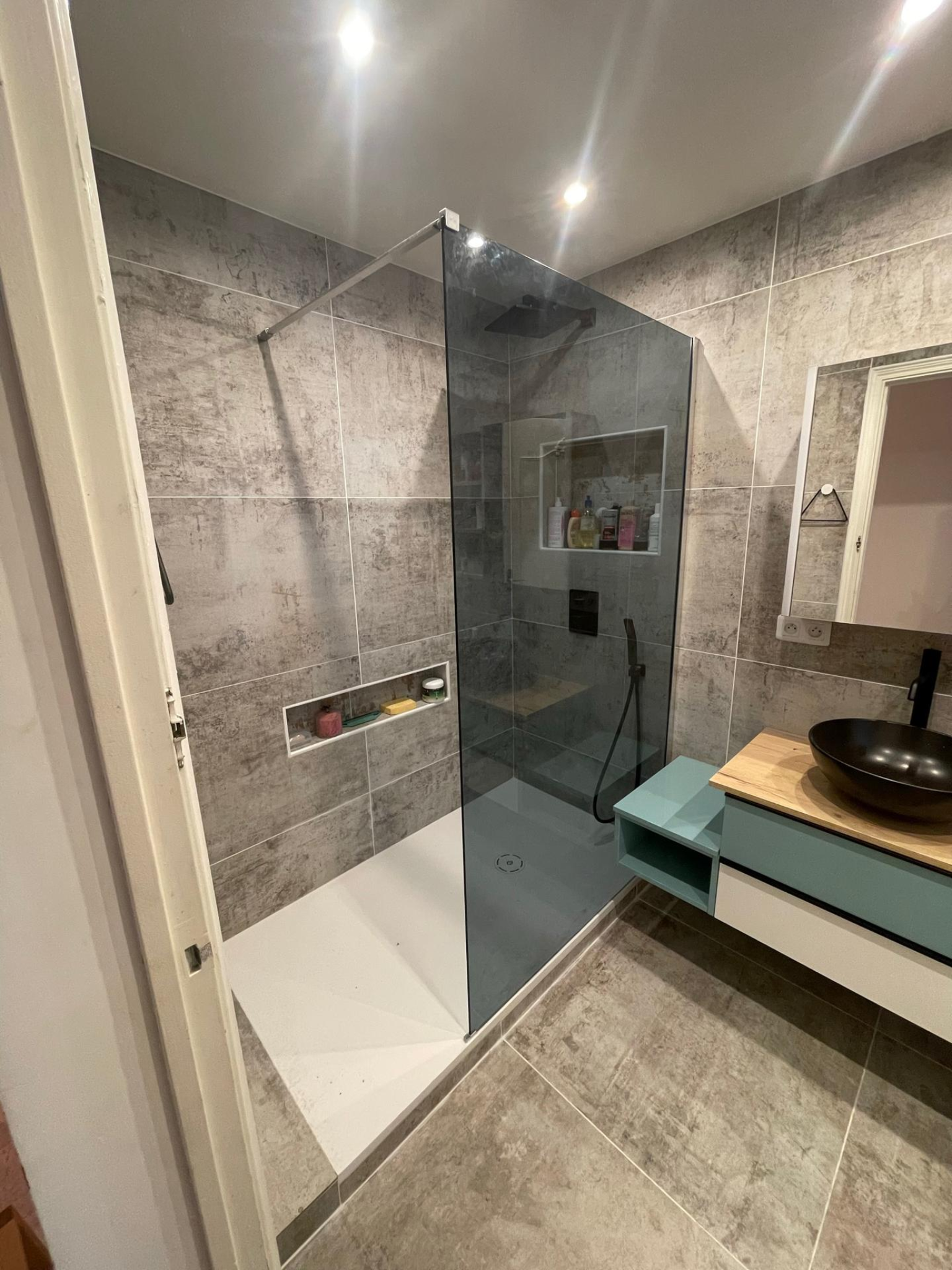 Douche italienne moderne